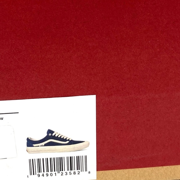 VANS Old Skool Pro Low Top Navy Women's Suede Casual Sneakers Size VN0A45JC2M0 - Picture 8 of 9